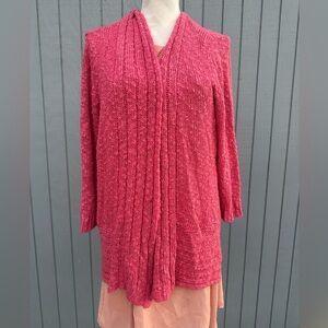 Fever Vibrant Pink Knit Sweater